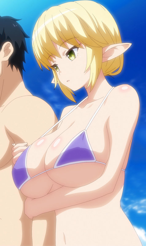 ○○交配 第七話 水着の一日恋人な彼女はエルフの護衛騎士【h_386acrn00380】